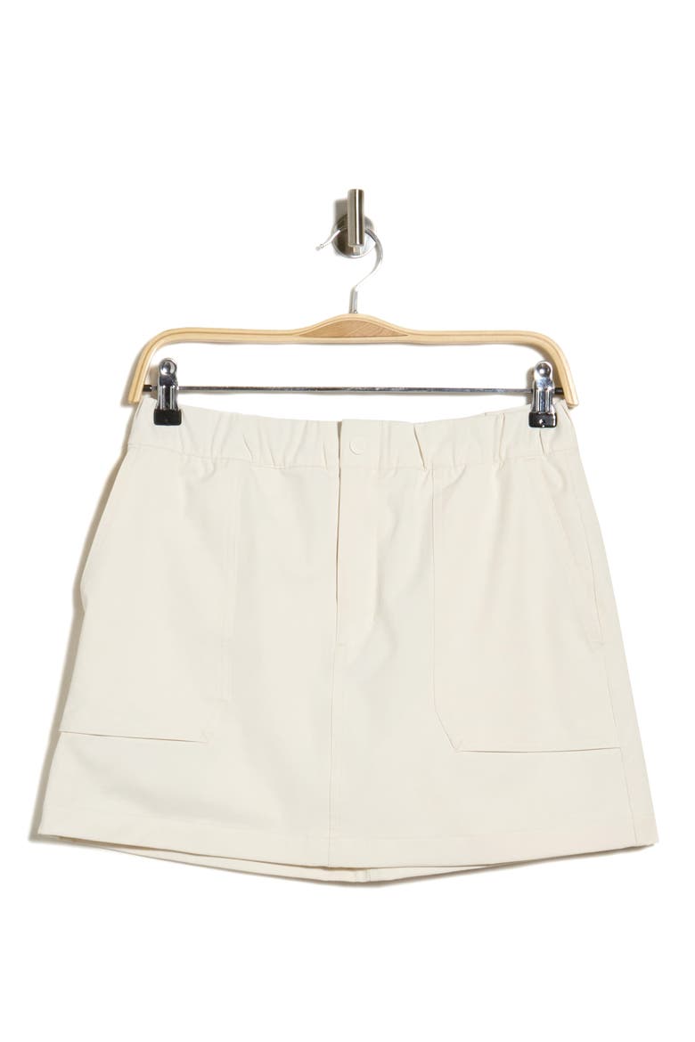 Diana Performance Cargo Miniskirt, Alternate, color, VANILLA ICE