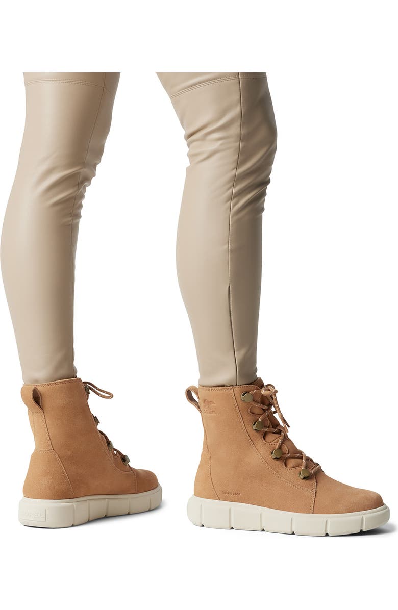 SOREL Explorer III Joan Waterproof Boot, Alternate, color, Tawny Buff/ Chalk