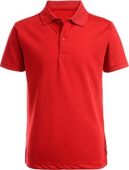 Nautica Short Sleeve Performance Polo Uniform Shirt
