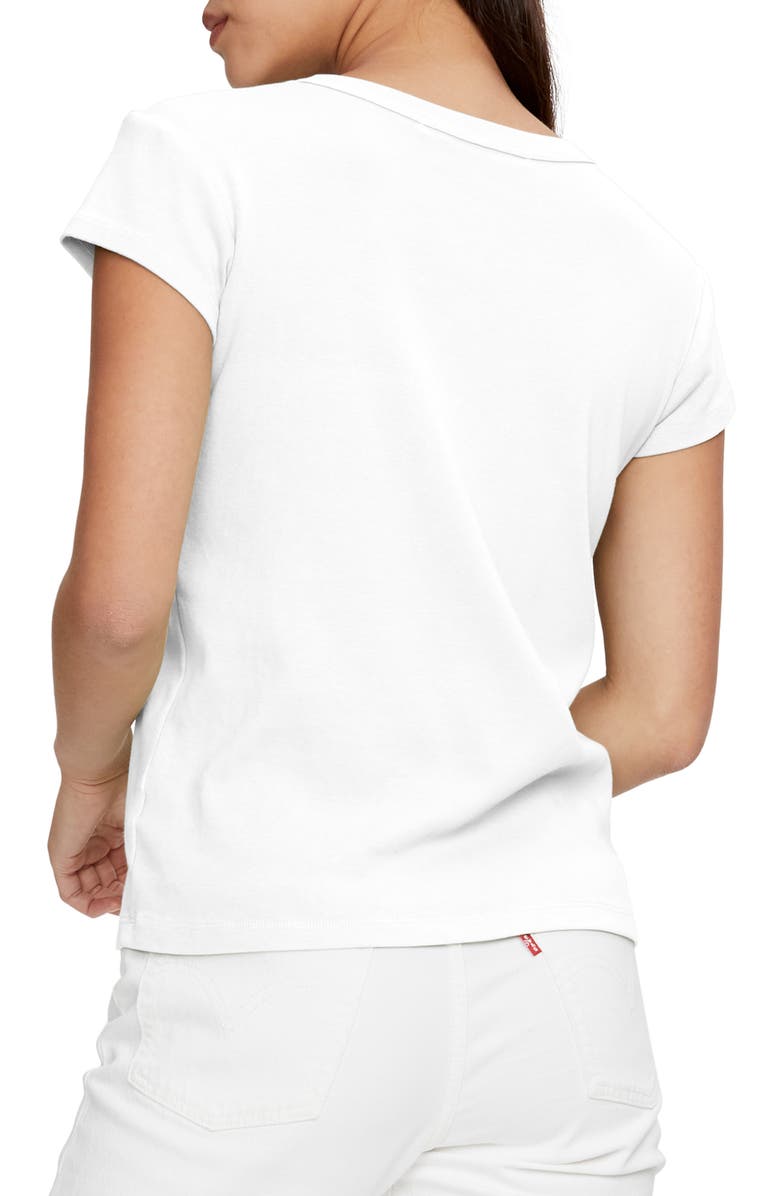 Michael Stars Crewneck T-Shirt, Alternate, color, White