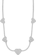SPHERA MILANO Heart Tennis Choker Necklace