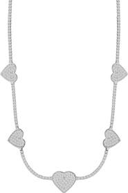SPHERA MILANO Heart Tennis Choker Necklace