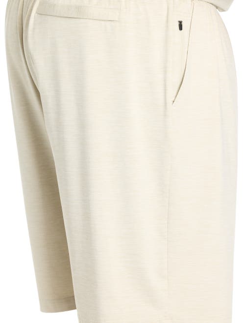 Reebok Big & Tall Performance Shorts In Sport Beige Heather