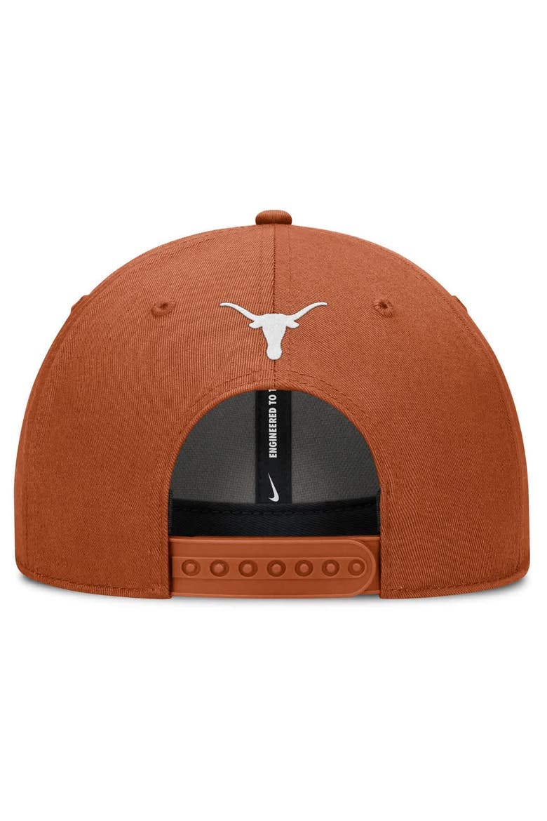Men's Nike Texas Orange Texas Longhorns Slanted Primetime Rise Performance Adjustable Hat, Alternate, color, Burnt Orange