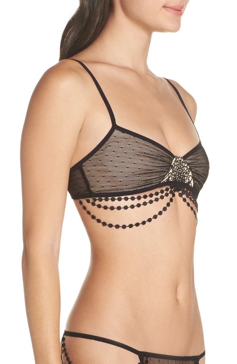 Thistle & Spire Jewel Fringe Bralette, Alternate, color,