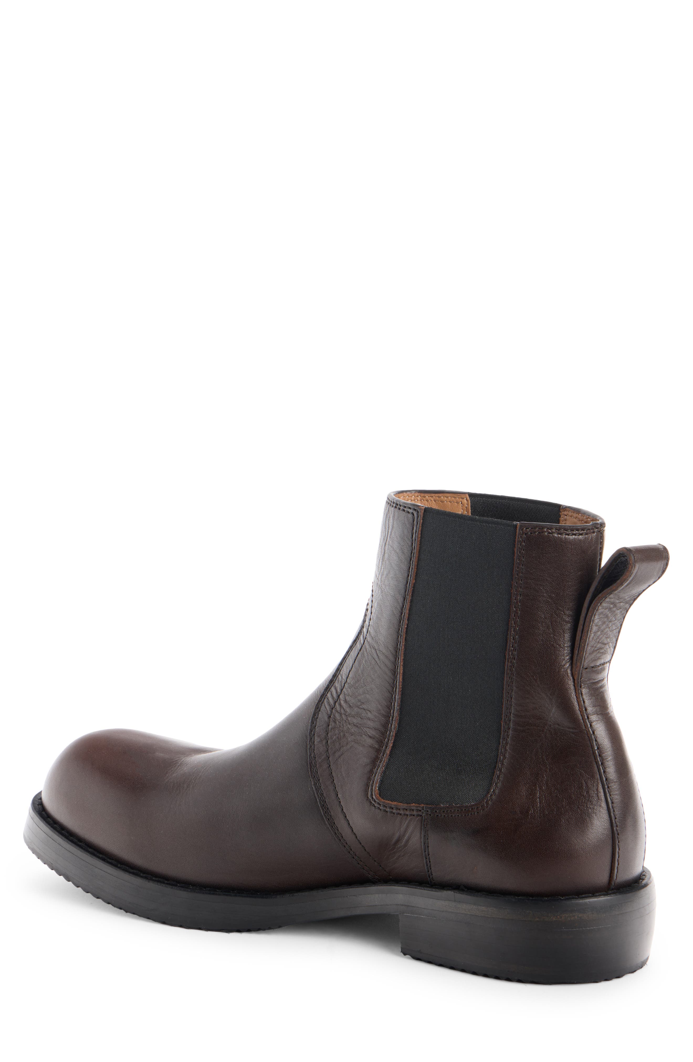 Leather Chelsea Boot, Alternate, color, 704 DARK BROWN