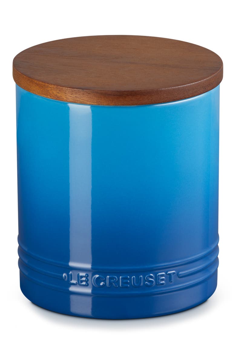 Signature Stoneware 1.2-Quart Storage Canister, Main, color, MARSEILLE