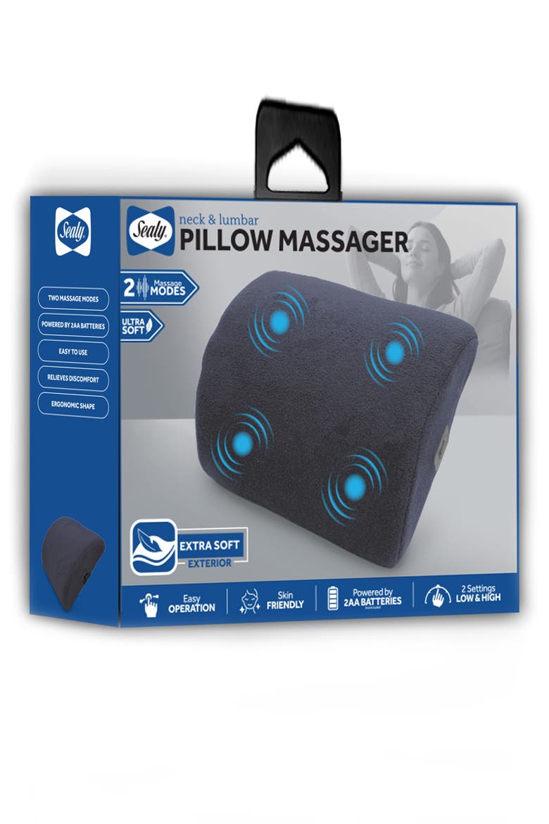 Neck Lumbar Massager Pillow, Alternate, color, NAVY
