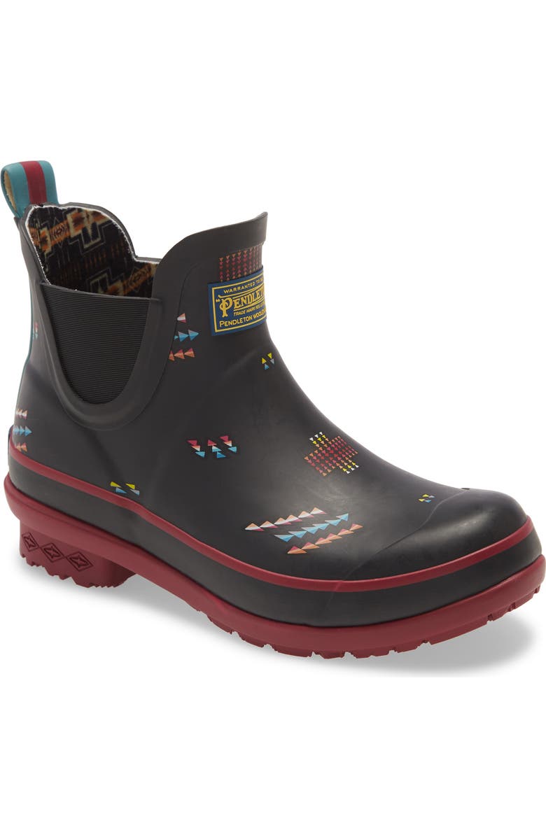 Pendleton Geo Toss Waterproof Chelsea Rain Boot, Main, color,