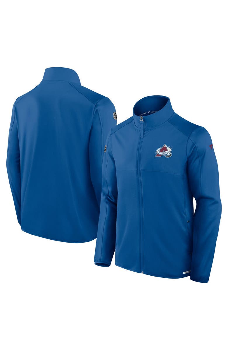 FANATICS Men's Fanatics  Blue Colorado Avalanche Authentic Pro Rink Fleece Full-Zip Jacket, Main, color, 