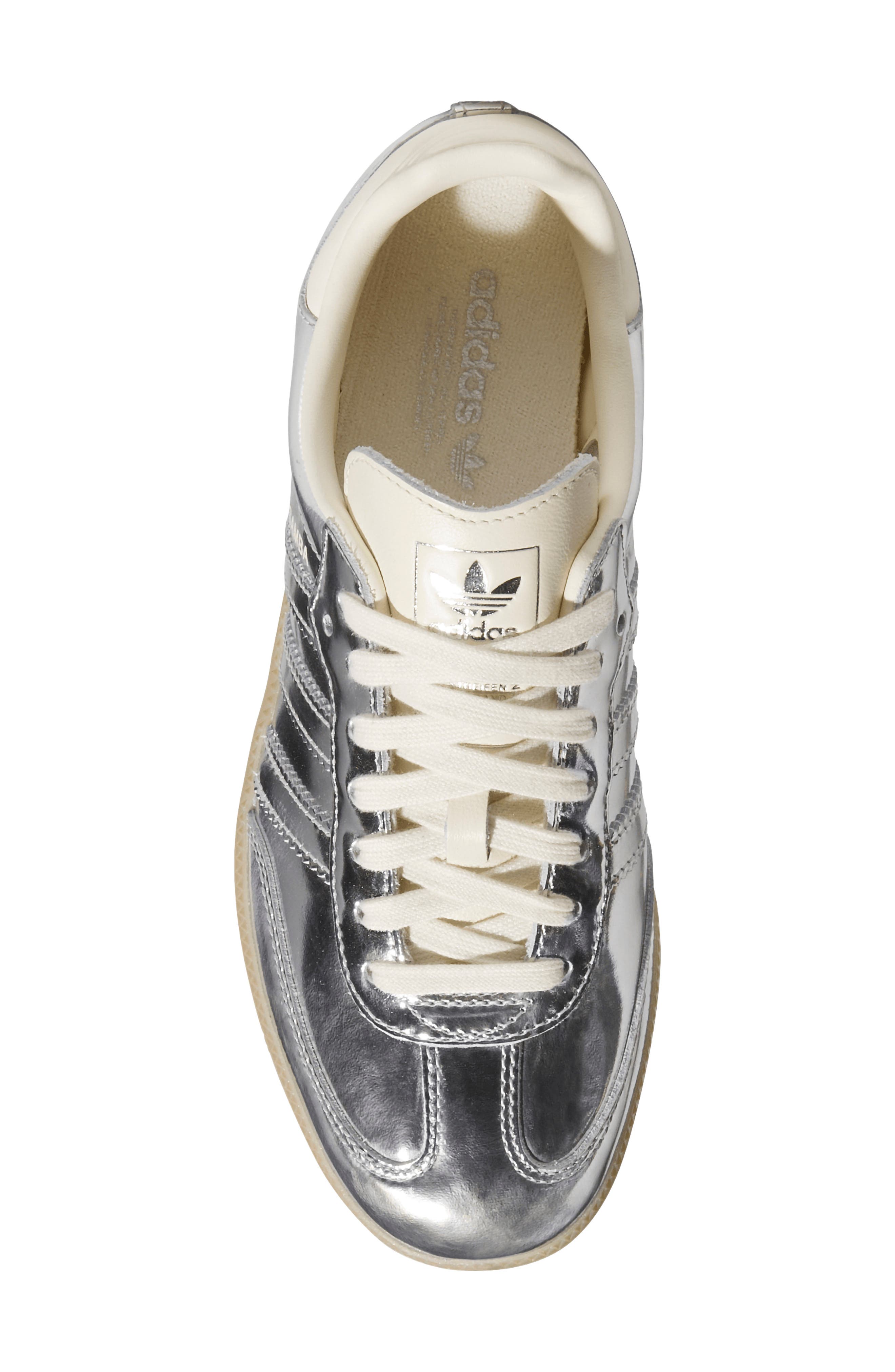Samba OG Sneaker, Alternate, color, SILVER MET./SILVER MET./GUM5