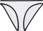 Solid & Striped The Rachel Contrast Rib Bikini Bottoms