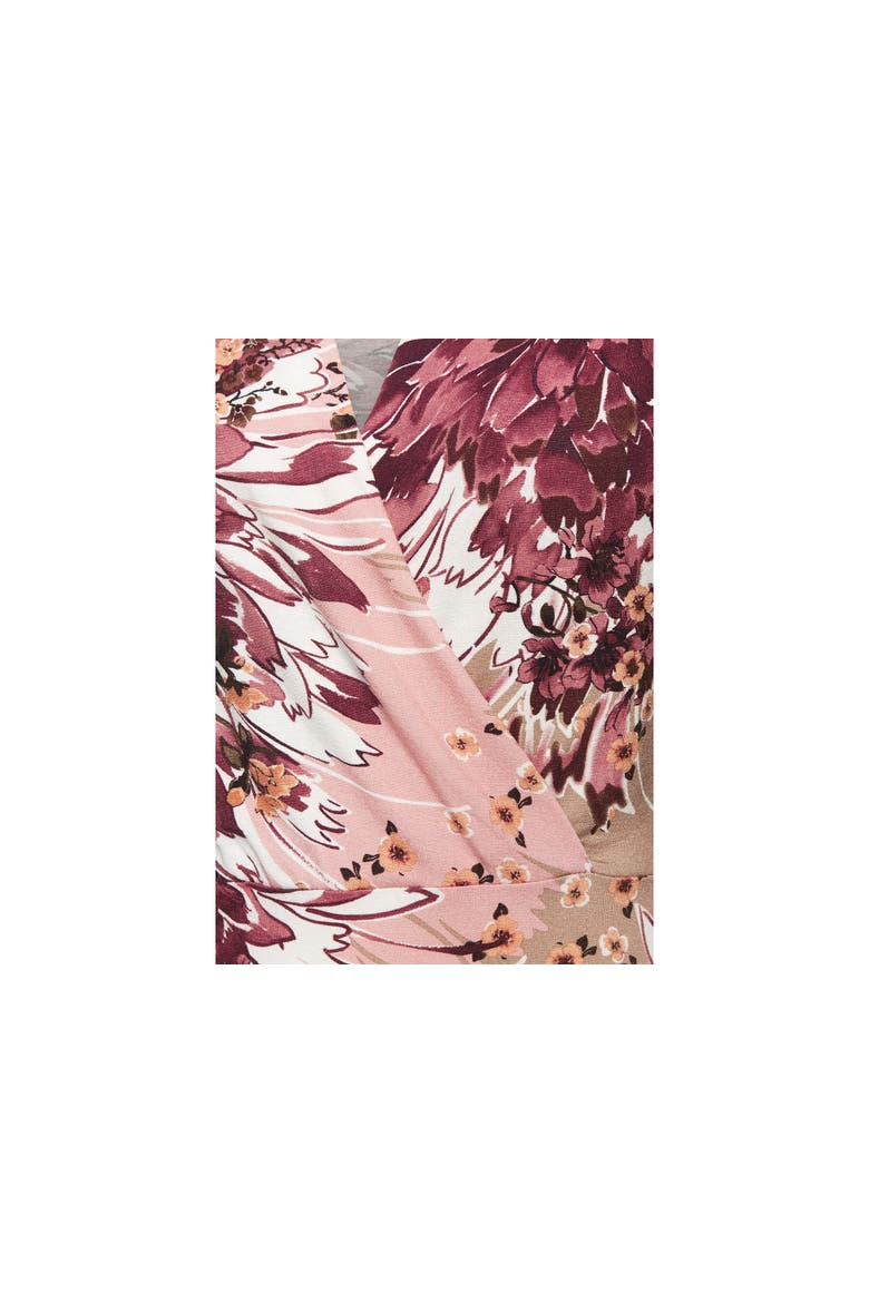 Wrap Look Top, Alternate, color, Taupe Berry