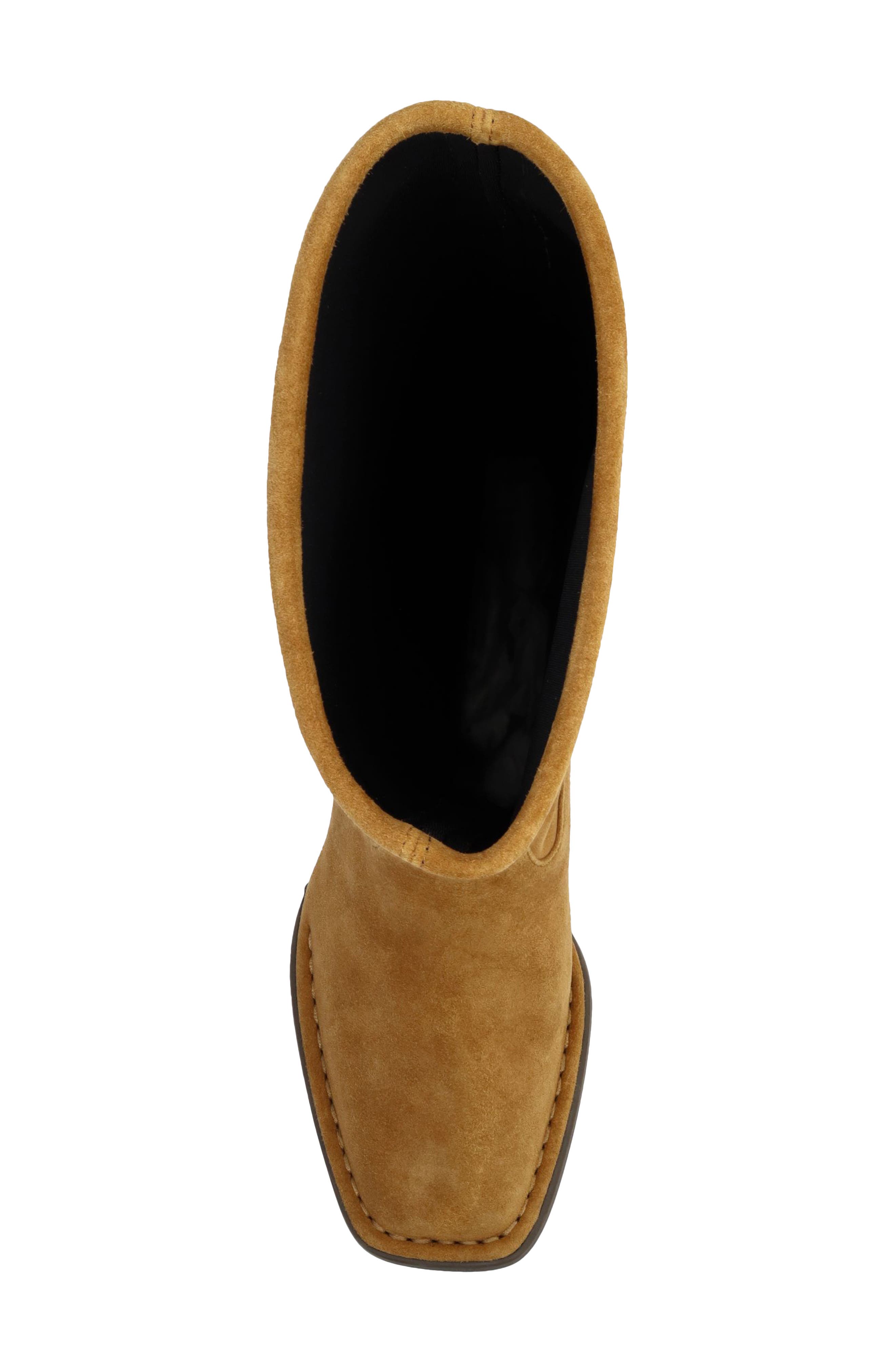 Nolita Stretch Leather Boot, Alternate, color, COFFEE