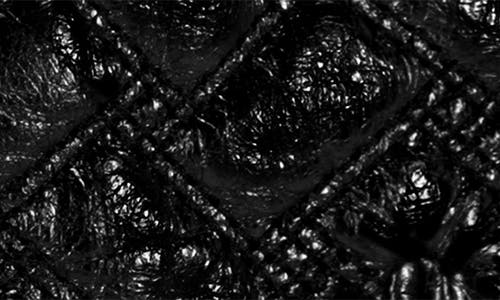 Kurt Geiger London Quilted Fingerless Moto Gloves In Black