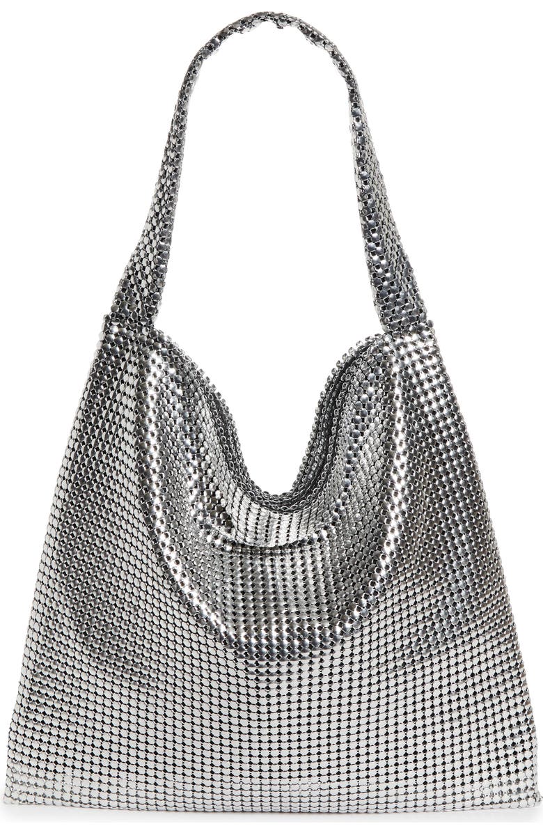 Rabanne Pixel Chain Mesh Tote, Main, color,