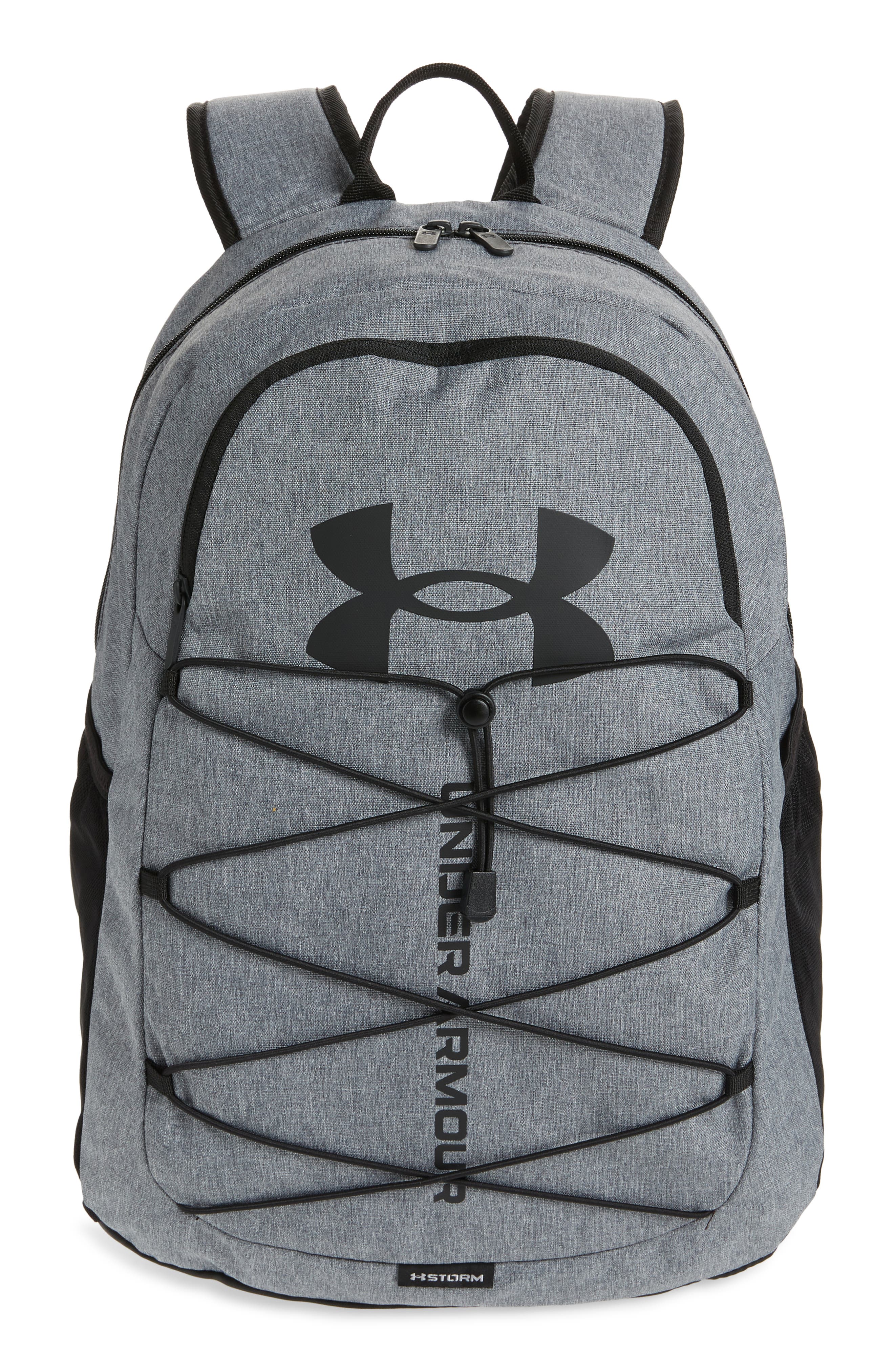 Kids' Hustle Sport Backpack, Main, color, PITCH GRAY MEDIUM HEATHER