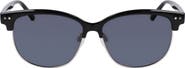 Cole Haan 55mm Half Rim Polarized Sunglasses