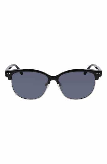Cole Haan 55mm Half Rim Polarized Sunglasses