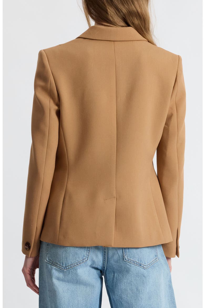 Febe Crepe Jacket with Bucket Pockets, Alternate, color, Dune Sand