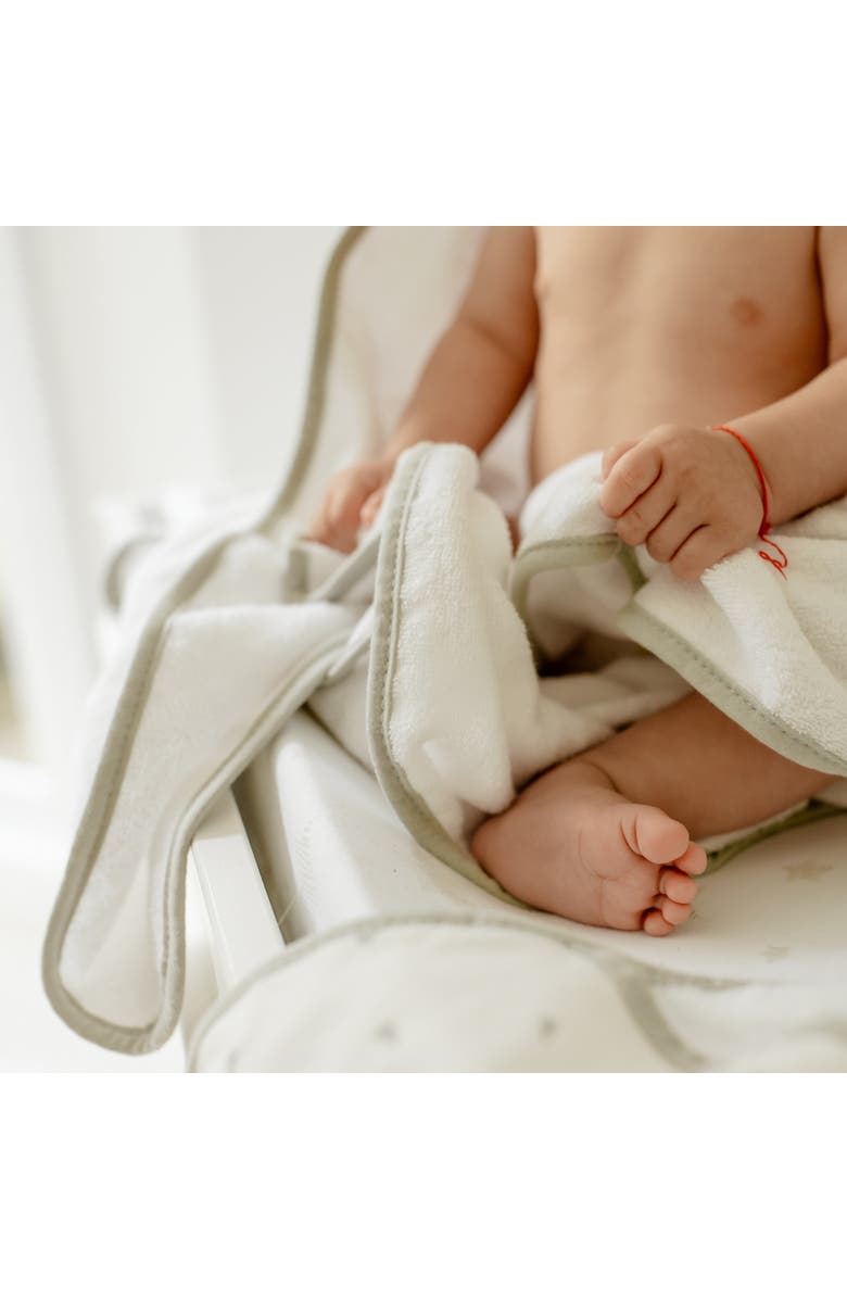 Ely's & Co. Baby Towel Wash Cloth Pink 3 Pack, Alternate, color, Sage Pears