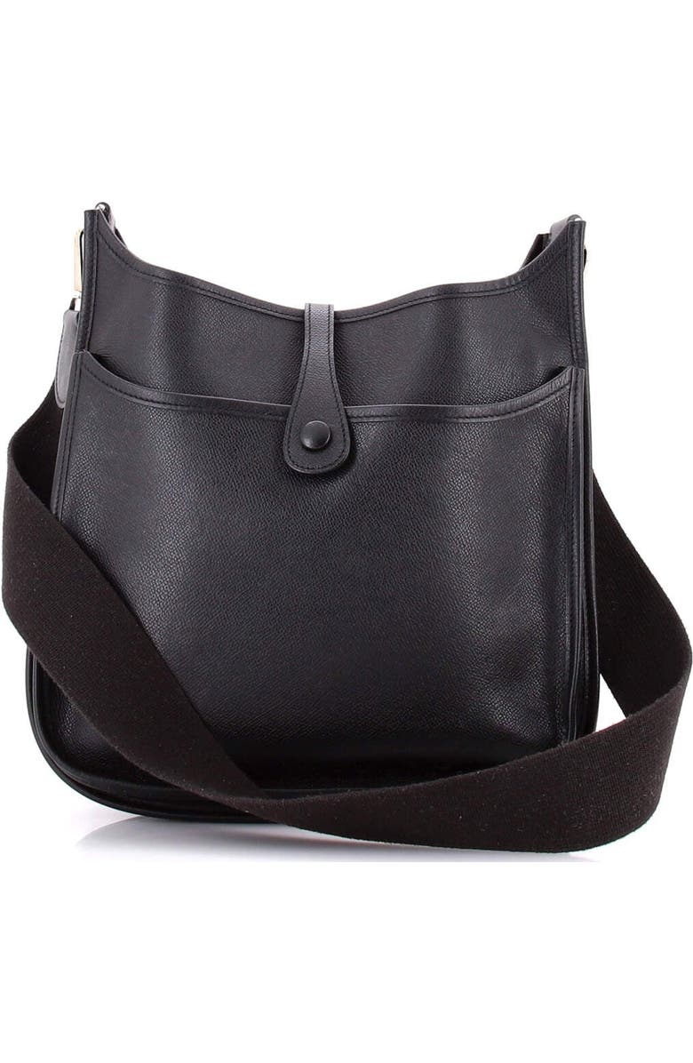 Pre-Owned Hermes Evelyne Bag Gen II Epsom PM, Alternate, color, Noir
