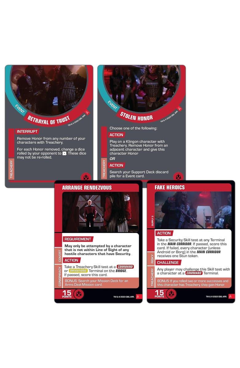 GF9 Gale Force Nine Star Trek Away Missions House of Duras Klingon Expansion, Alternate, color, Multicolored