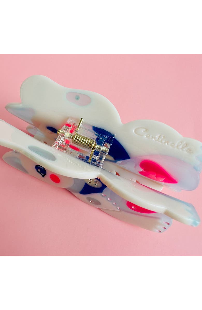 Centinelle Maneki Lucky Cat Hair Claw, Alternate, color, White