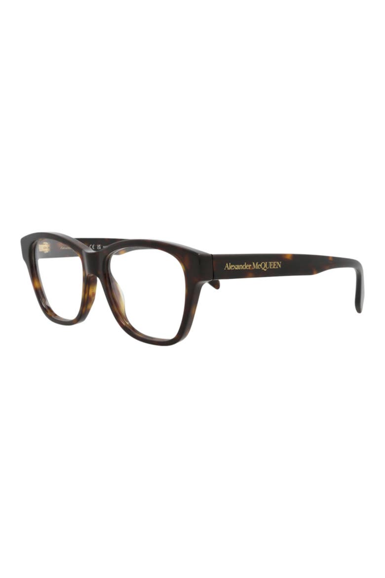 52mm Square Sunglasses, Alternate, color, HAVANA HAVANA TRANSPARENT
