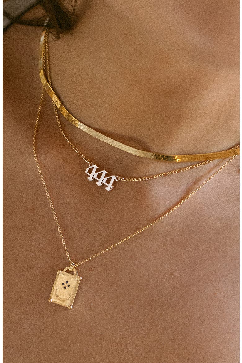 Angel Energy Pendant Necklace, Alternate, color, GOLD - 4