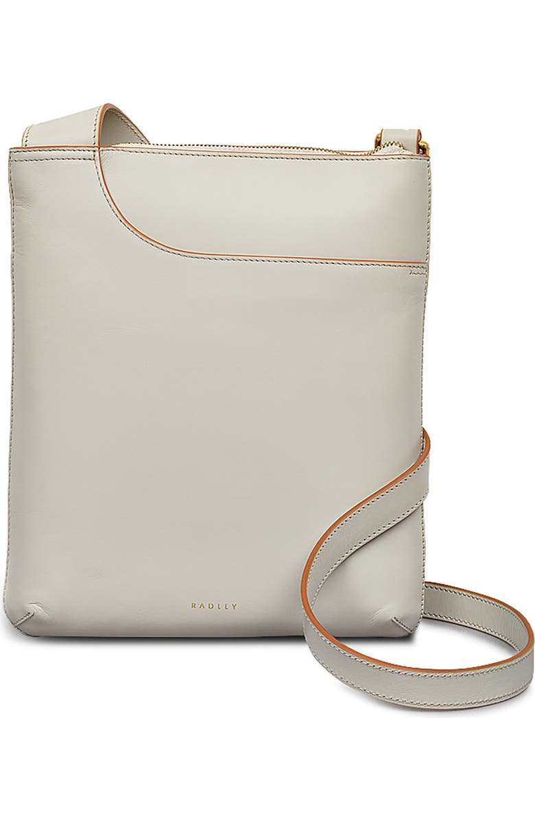 Radley Pockets Medium Top Zip Crossbody Bag, Main, color, Chalk