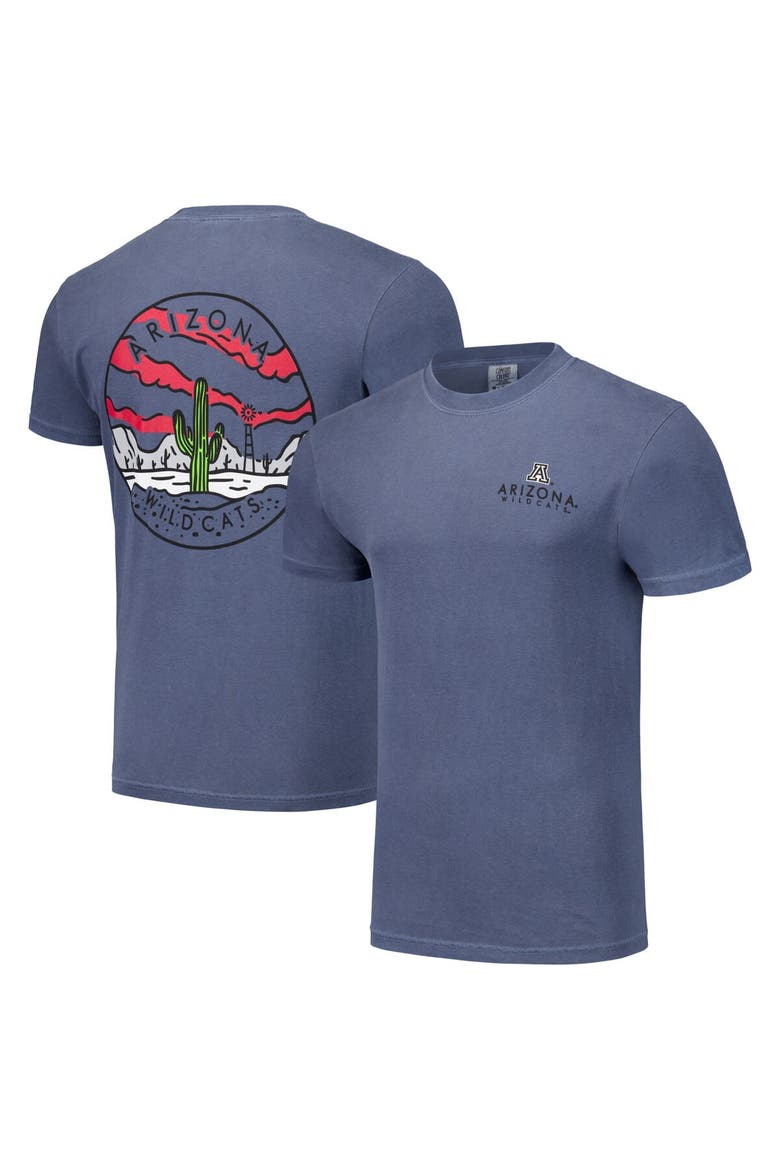 Unisex Navy Arizona Wildcats Scenic Comfort Colors T-Shirt, Alternate, color, Navy
