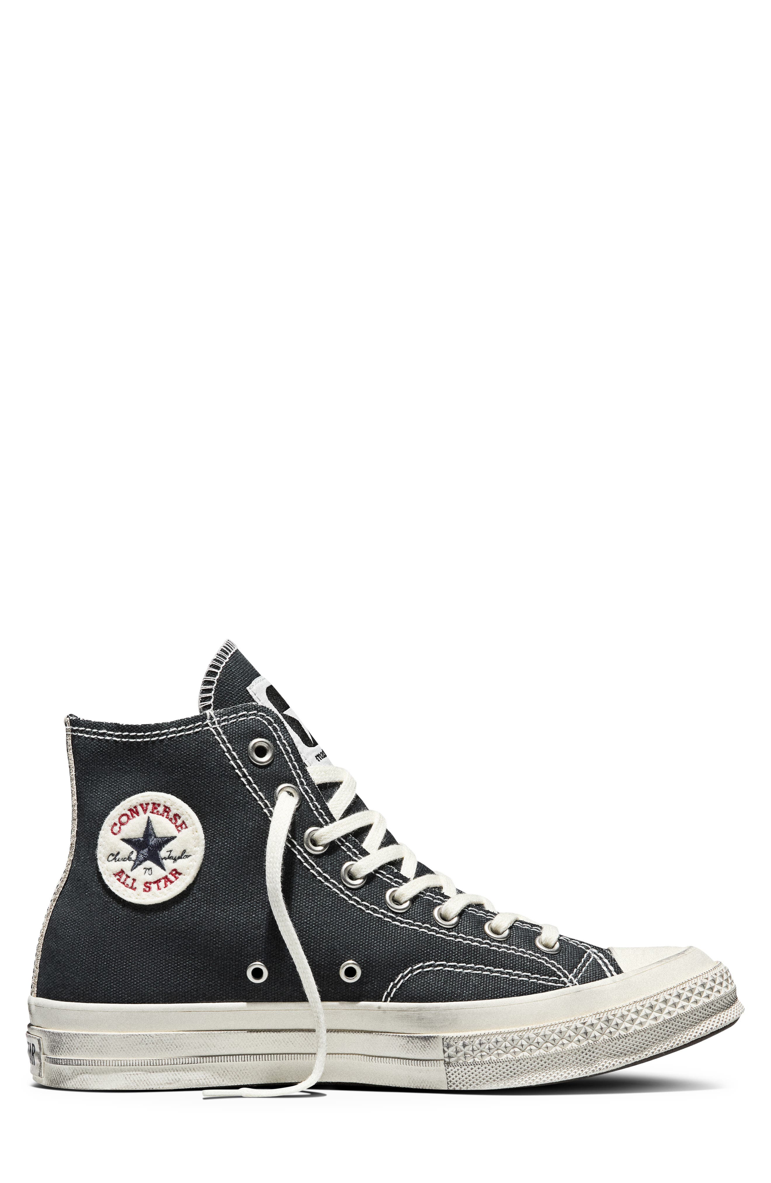 Converse Chuck Taylor All Star High Top Sneaker, Alternate, color, Black/ Egret/ Black