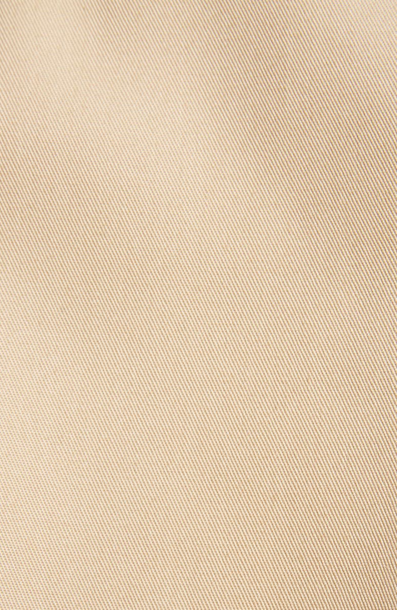 Saint Laurent Double Breasted Gabardine Trench Coat, Alternate, color, 