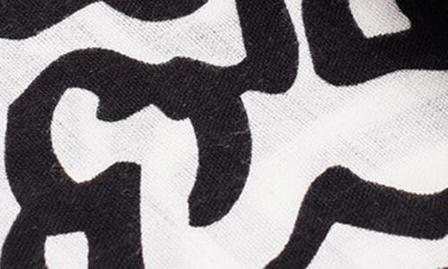 Etta Loves X Keith Haring Xl Sensory Organic Cotton Muslin Blanket In Kh Print Baby