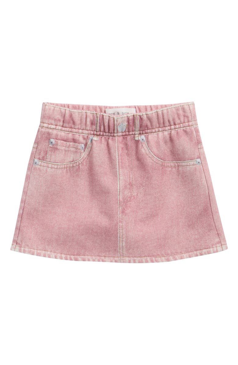 rag & bone Kids' Miramar Terry Miniskort, Main, color, Raspberry