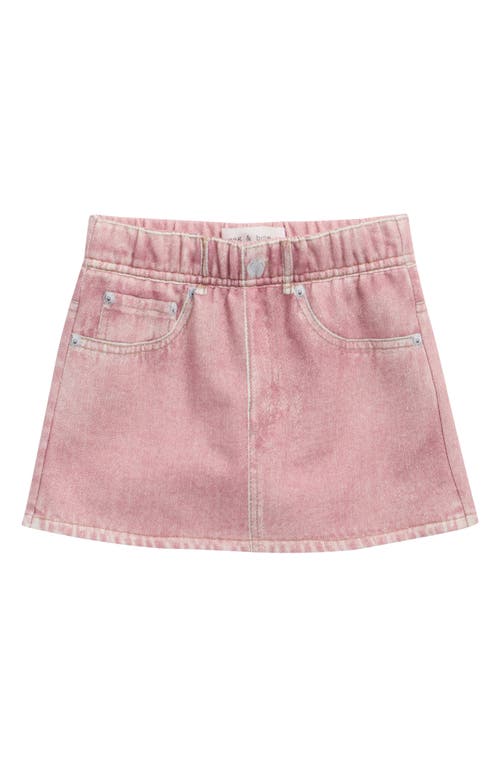 Rag & Bone Kids' Miramar Terry Miniskort In Pink