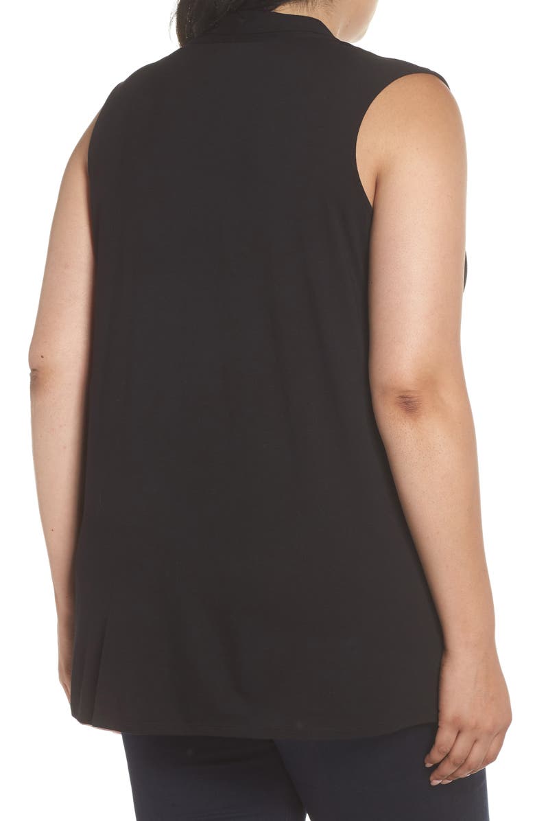 Vince Camuto Sleeveless V-Neck Knit Blouse, Alternate, color,