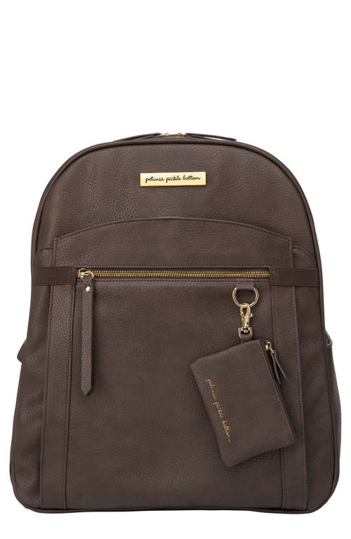 Petunia Pickle Bottom Provisions Backpack in Saddle 