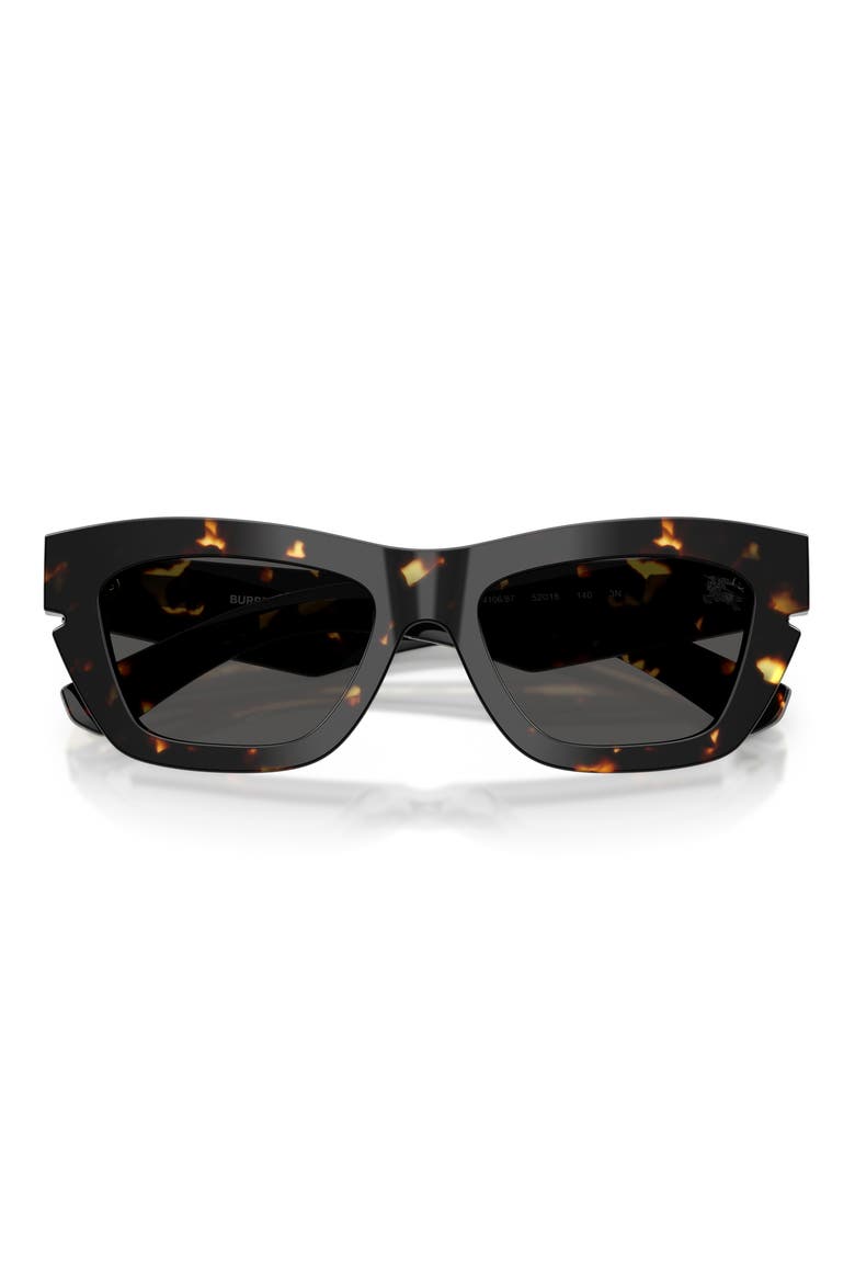 52mm Cat Eye Sunglasses, Alternate, color, YELLOW HAVANA / DARK GREY