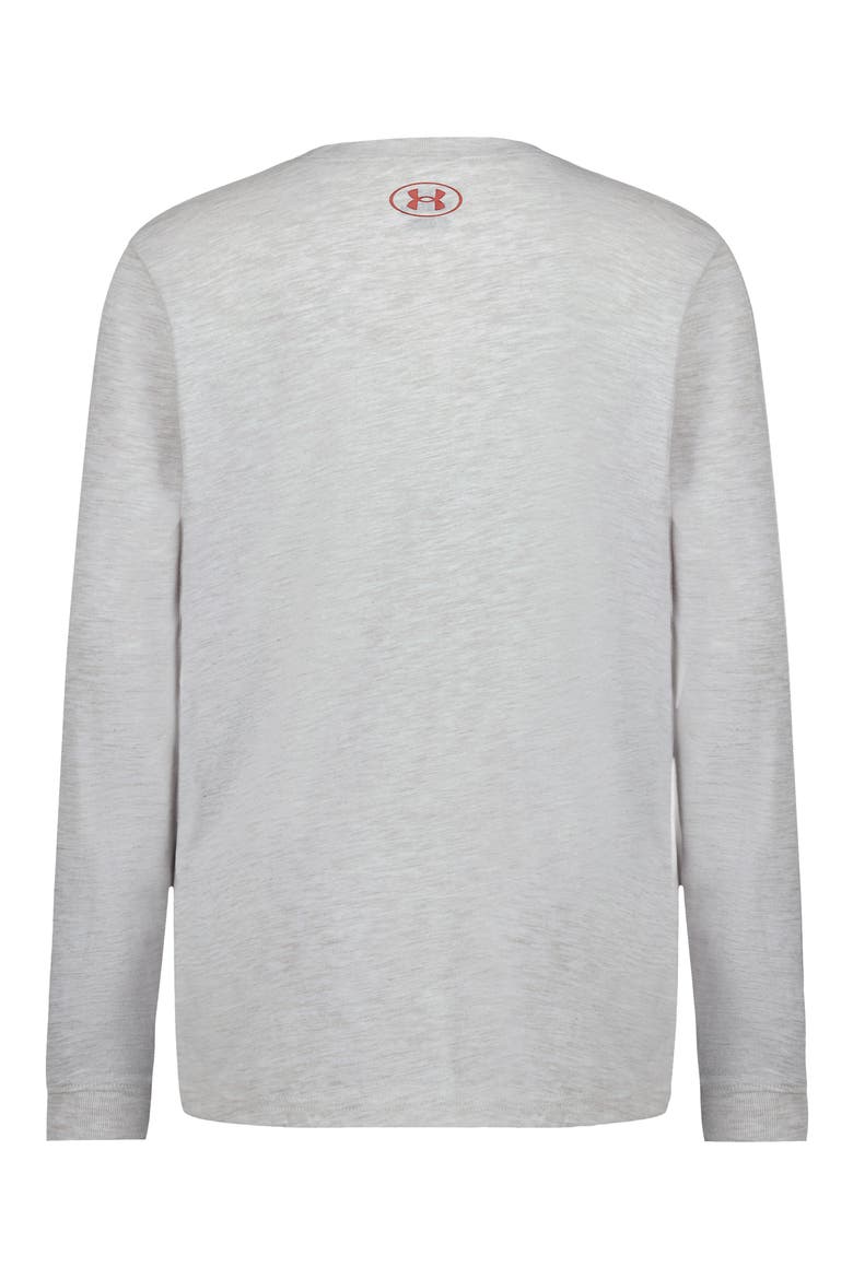 Kids' Long Sleeve Graphic T-Shirt, Alternate, color, SILVER HEATHER