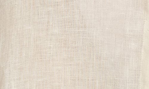 Vitamin A ® Playa Oversize Linen Cover-up Shirt In Oat
