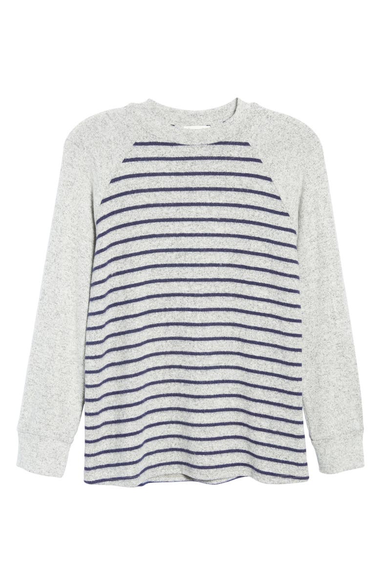 Loveappella Raglan Stripe Top, Alternate, color,