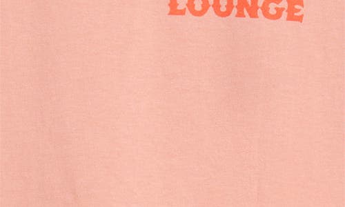 Dark Seas Bar Stool Cotton Graphic T-shirt In Orange