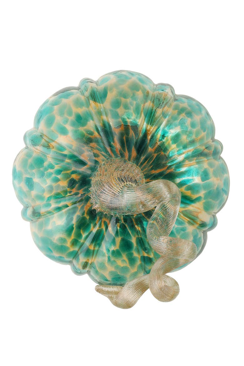 Gradient Small Glass Pumpkins, Alternate, color, Blue