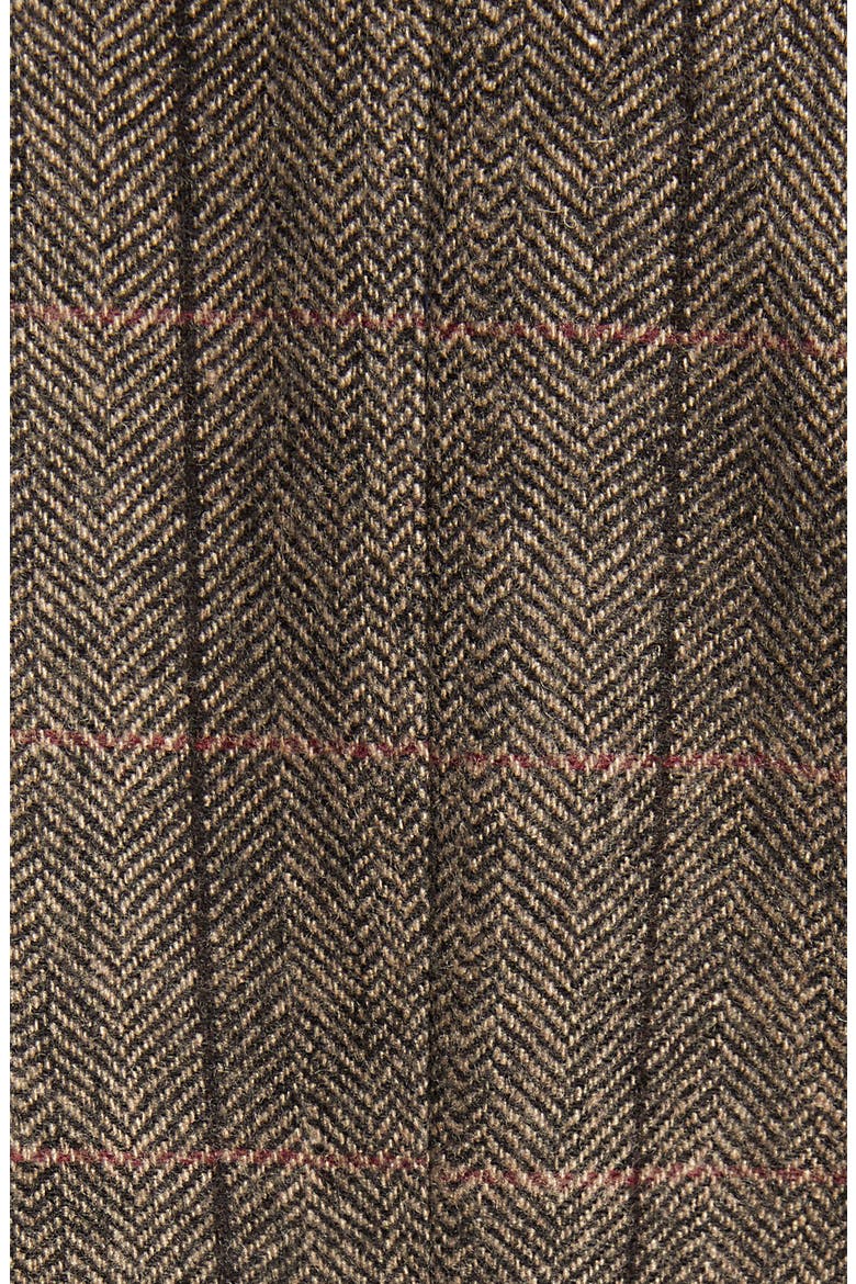 Plaid Double Breasted Blazer, Alternate, color, BROWN WHALES CHECK