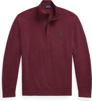 Polo Ralph Lauren Cotton Blend Quarter Zip Pullover