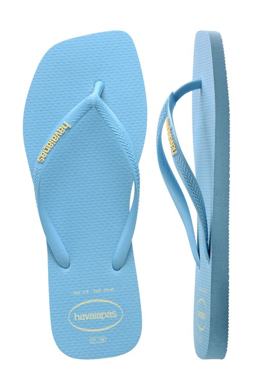 HAVAIANAS HAVAIANAS SLIM SQUARE LOGO FLIP FLOP