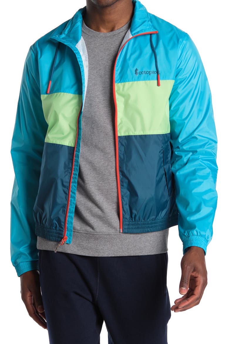 Teca Vista Windbreaker Jacket, Main, color, OPEN WATERS