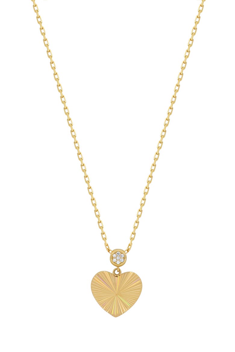 BL Icon Heart Pendant Necklace, Main, color, 18K YELLOW GOLD